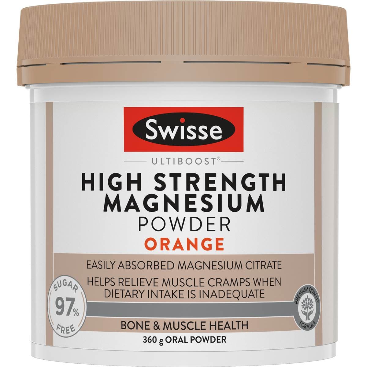 Swisse Ultiboost High Strength Magnesium Powder Orange 360g
