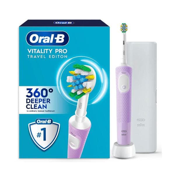 Vitality Pro D/ C E-toothbrush + Case Lilac