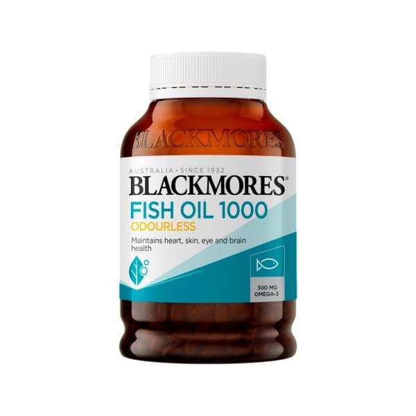 Odourless Fish Oil Omega-3 Capsules